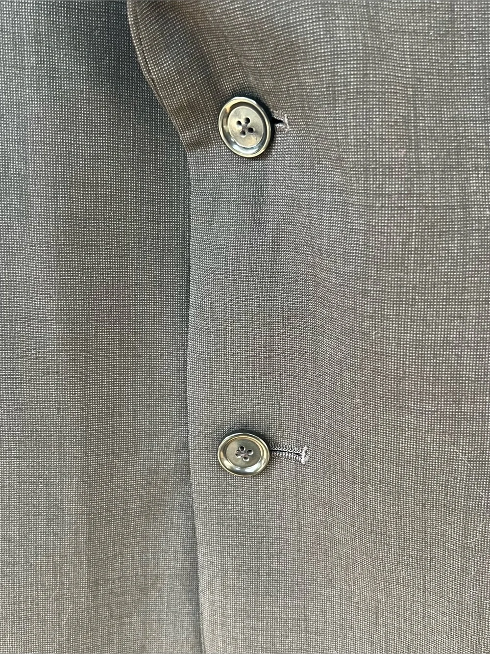 Jos. A. Bank Mens Charcoal Gray Wool Suit Jacket Sport Coat Size 43R